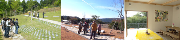 「桜葬」見学会風景